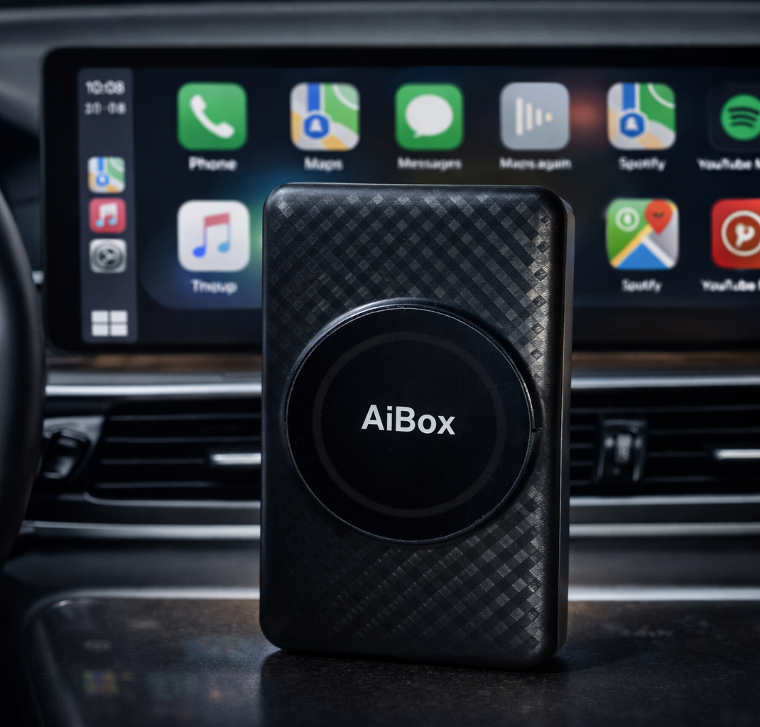 aibox cp Smart AI Box 4 IN 1 Carplay - Görsel 1